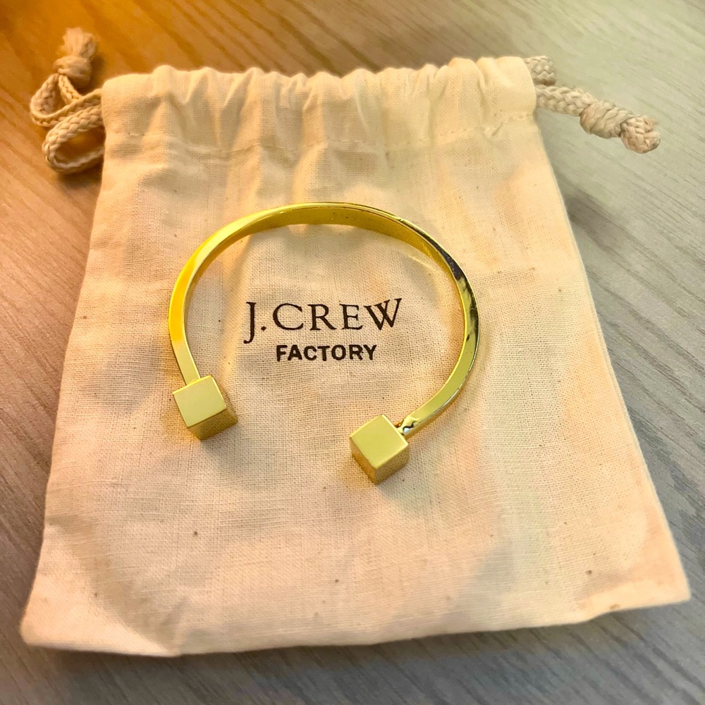 J. Crew Bangle with dust bag brandnew.